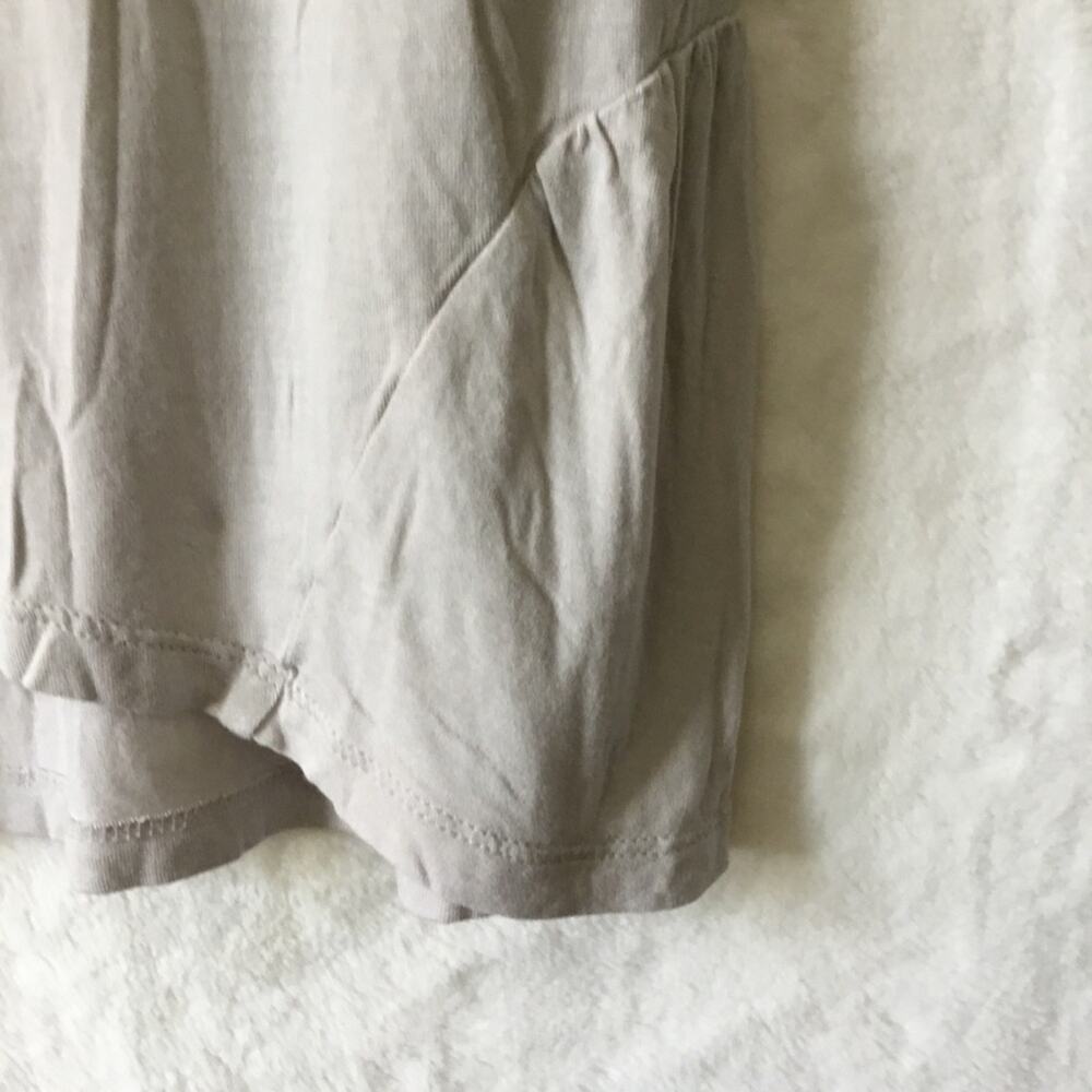 Club Monaco Light Gray Asymmetrical Sequined Top - Picture 4 of 14